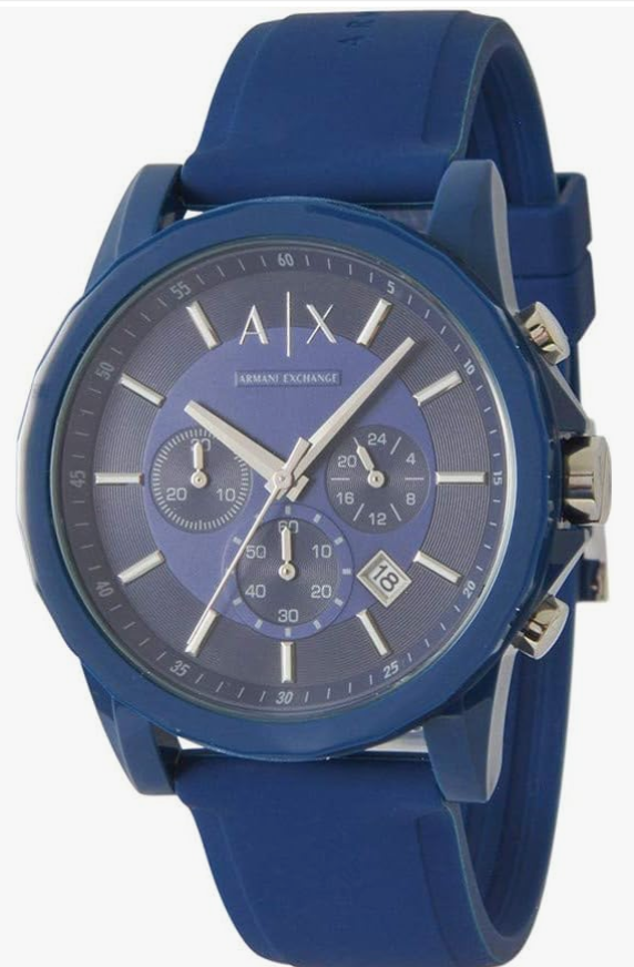 AX Armani Exchange Chronograph Watch for Men with Leather, Stainless Steel or Silicone Band