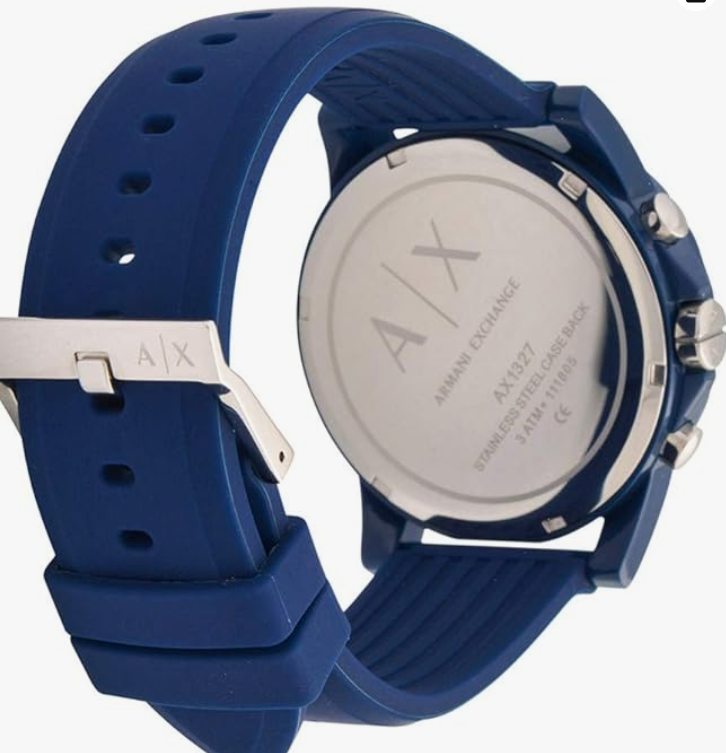AX Armani Exchange Chronograph Watch for Men with Leather, Stainless Steel or Silicone Band