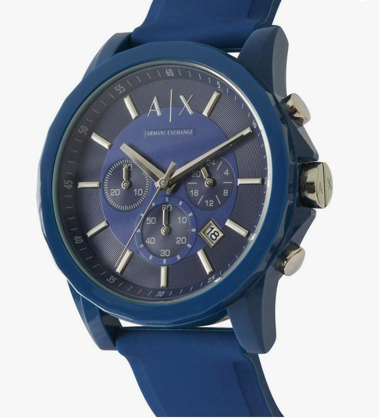 AX Armani Exchange Chronograph Watch for Men with Leather, Stainless Steel or Silicone Band