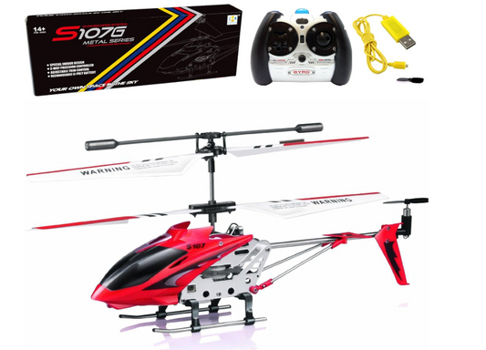 Cheerwing S107/S107G Phantom 3CH 3.5 Channel Mini RC Helicopter with Gyro Crimson